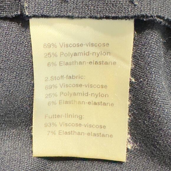 Akris Punto Colorblock Navy White Shift Mini Dress Women's Size 4 - Picture 9 of 9